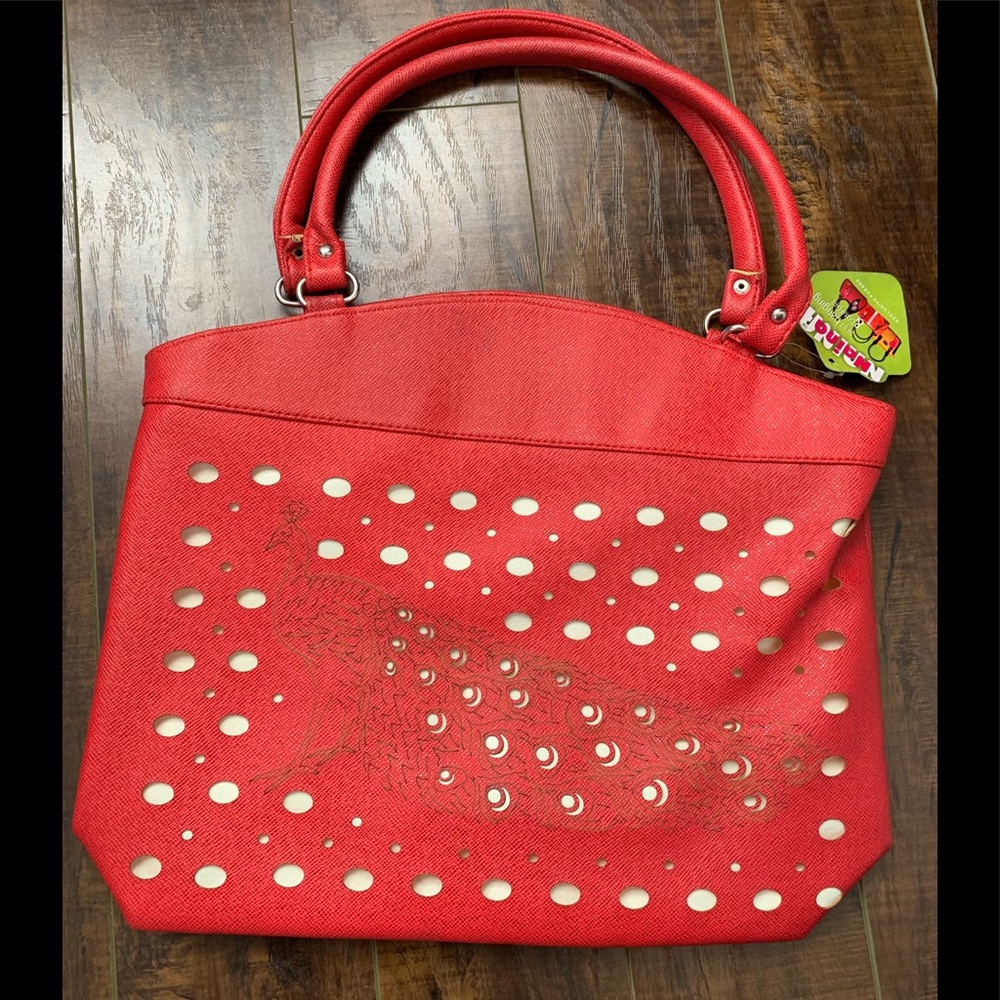 Shoulder/Hand Bag / beautiful cut-work